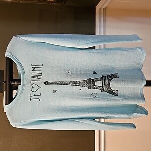 Jerry Leigh Apparel "Je Taime" My Love Eiffel Tower Jule Women's Jr sz 11 / 13